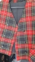 Късо дамско сако шотландско каре, снимка 2