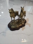 Бронзова скулптора два коня, снимка 5