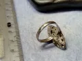 СТАРИНЕН ФЛОРАЛЕН АЖУРЕН СРЕБЪРЕН ПРЪСТЕН СРЕБРО ВИСОКА ПРОБА РЪЧНА МАЙСТРОСКА ИЗРАБОТКА 49304, снимка 12