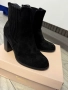 Черни велурени боти 36 размер, снимка 2