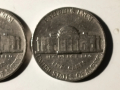 5 американски цента различни години, снимка 4