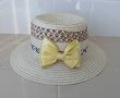 Лятна шапка с жълта панделка, снимка 5