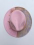 Дамска шапка федора , ръчно декорирана, снимка 1 - Шапки - 44015820
