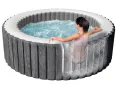 Надуваемо джакузи Intex PureSpa Deluxe, 6 места, 216 x 71 см, Fiber-Tech®, сив  Насладете се на лукс, снимка 3