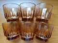 Стъклени чаши за уиски, снимка 1 - Сервизи - 38051121