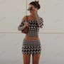 Нов дамски моден секси комплект с щампа на пеперуди - 024 , снимка 3