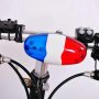 Предни светлини LED светлини за велосипед полицейски сирени звънец звукова сирена колело колоездене, снимка 3