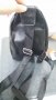 Мъжка чанта за рамо с метални ципове, черна 2895, снимка 3