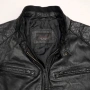 ZARA MAN Оригинално Мъжко Кожено Яке S-M, снимка 3
