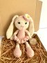 Детска играчка зайче, ръчна изработка, плетени играчки, подарък за дете , снимка 11