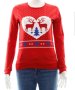 дамска коледен пуловер , снимка 1 - Блузи с дълъг ръкав и пуловери - 42939320