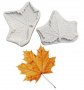 Есенно листо 2 части силиконов молд вейнър фондан шоколад декор, снимка 2