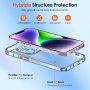Нов Защитен калъф кейс гръб за телефон iPhone 14 Prо и 14 Plus + 2 закален стъклен протектор Айфон, снимка 3