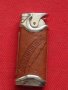 ЛУКСОЗНА ЗАПАЛКА GEORGE KARELIAS AND SONS МЕТАЛ И КОЖА РАБОТИ ПЕРФЕКТНО СЪСТОЯНИЕ 34118, снимка 1