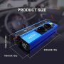 LncBoc Инвертор за захранване за кола 1000 W DC 12 V към AC 220 V 240 V , снимка 3
