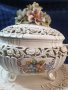 Голям италиански  порцеланов супник,плато и черпак, снимка 7