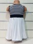 Нова детска моряшка рокличка с висока талия, от 2-4 години, снимка 4