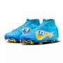 Футболни обувки NIKE ZOOM MERCURIAL SUPERFLY 9 ACADEMY KM BALTIC BLUE/WHITE размер 45, снимка 1 - Футбол - 43218124