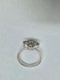 Сребърен пръстен с мойсанит (Диамант) 1.4 карата, снимка 7