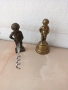 Лот бронзови фигурки - тирбушон и запушалка, снимка 2