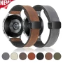 Кожена-силиконова каишка за Huawei Watch/Samsung/Garmin/Xiaomi/Apple/Amazfit, снимка 1