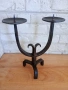 Стар свещник от ковано желязо, снимка 9