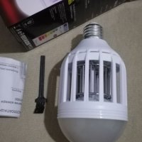 Висококачественни 2 в 1 ЛЕД  крушка LED Lamp убиец на насекоми и комари за дом офис магазин заведен , снимка 10 - Лед осветление - 33524107