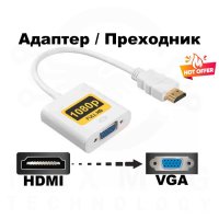 Адаптер Micro HDMI DM to VGA F White - 0.15m, снимка 2 - Кабели и адаптери - 41364248