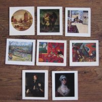 Пощенски картички с картини на известни художници, снимка 1 - Колекции - 28616753