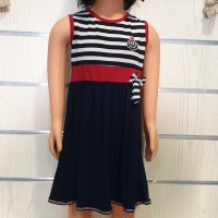 Нова детска моряшка рокличка с висока талия от 1 година до 14 години, снимка 9 - Детски рокли и поли - 29040098