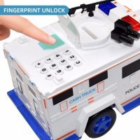 Детска електронна касичка с опция за разпознаване на пръстов отпечатък и заключване с код, снимка 9 - Други - 43021653