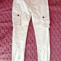 Бял панталон тип карго Project X Paris , снимка 8 - Панталони - 44911833
