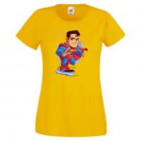 Дамска тениска DC Superman Star Wars Игра,Изненада,Подарък,Геймър,, снимка 10 - Тениски - 36788599