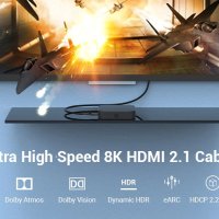 Vention кабел Cable HDMI 2.1 - 1.5m - 8K/60Hz Black - AANBG, снимка 9 - Кабели и адаптери - 43356525