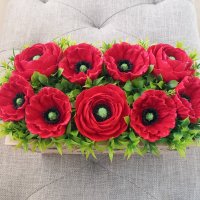Кашпи с цветя изработени от керамика, снимка 5 - Декорация за дома - 43820703