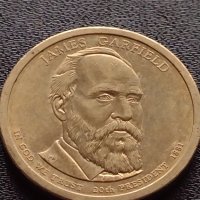 Възпоменателна монета JAMES GARFIELD 20 президент на САЩ 1881г. за КОЛЕКЦИЯ 38044, снимка 4 - Нумизматика и бонистика - 40764027