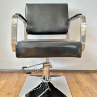 Фризьорски стол с хидравличен крик и стойка за крака, снимка 9 - Фризьорски столове - 43389265
