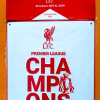 Метална табела Liverpool FC Champions , снимка 2 - Колекции - 43906796