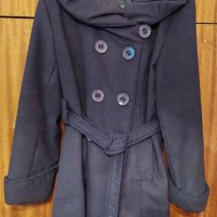Дамско палто цвят графит, снимка 1 - Палта, манта - 43008204