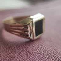 мъжки златен пръстен , снимка 2 - Пръстени - 38758046