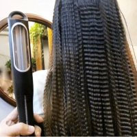 Автоматична преса за вафли и обем с въртящ се цилиндър HAIR IRON, снимка 3 - Преси за коса - 43790979