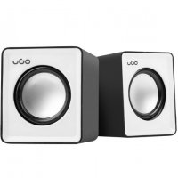 Тонколони uGo Offices, 6W RMS, 2.0, USB,30 - 20000 Hz,Бяло-Черни, снимка 1 - Тонколони - 32645411