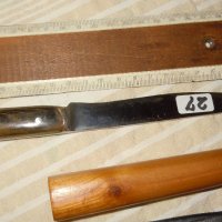 Лот от три стари ковани ножове, снимка 3 - Антикварни и старинни предмети - 38361979