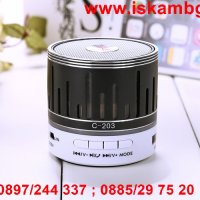 LED MP3 bluetooth тонколонка С-203, снимка 7 - Bluetooth тонколони - 28440748