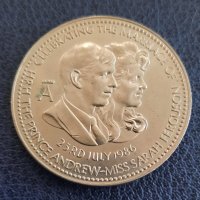 Медал Кралска сватба - Великобритания, снимка 1 - Антикварни и старинни предмети - 43690026