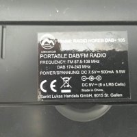 Портативно радио Horeb DAB+105, снимка 3 - Радиокасетофони, транзистори - 38929992