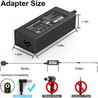 Ново зарядно 65W за лаптоп Acer Aspire Стенен адатпер захранващ кабел , снимка 2 - Друга електроника - 40133106