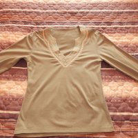 Блузка резеда пролет-есен С размер, снимка 1 - Блузи с дълъг ръкав и пуловери - 28586872
