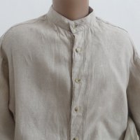 Мъжка риза с дълъг ръкав от лен Cleo, снимка 2 - Ризи - 28214689