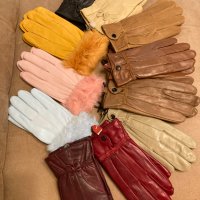 Дамски ръкавици от естествена кожа, снимка 1 - Ръкавици - 38279451